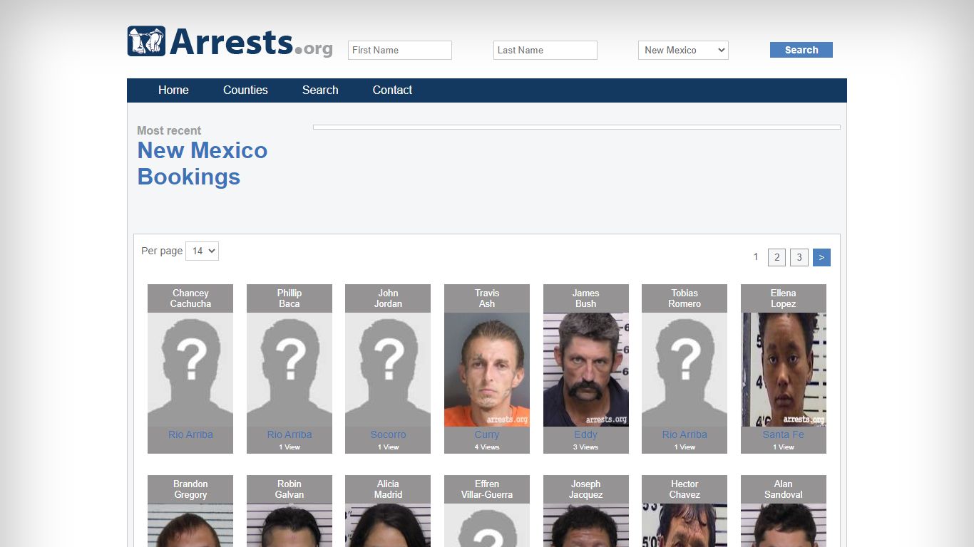 New Mexico Arrests and Inmate Search